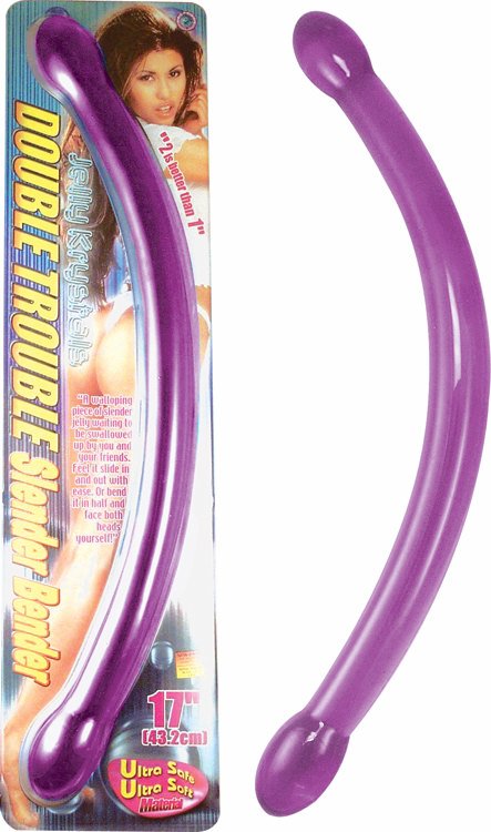 DOUBLE TROUBLE SLENDER BENDER PURPLE - Click Image to Close