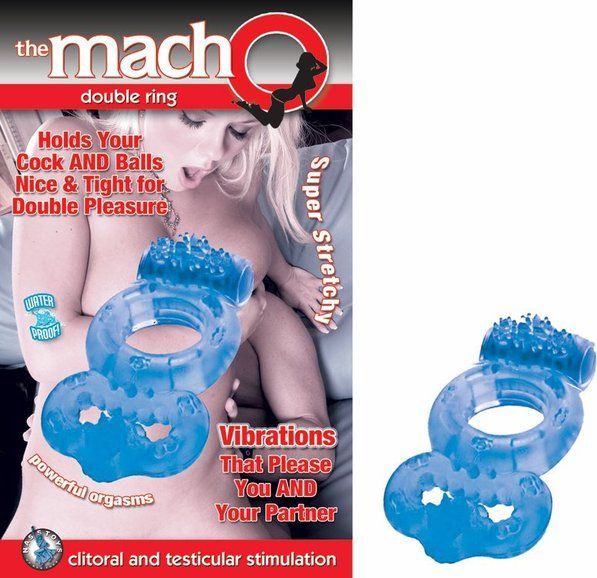 MACHO DOUBLE RING BLUE - Click Image to Close