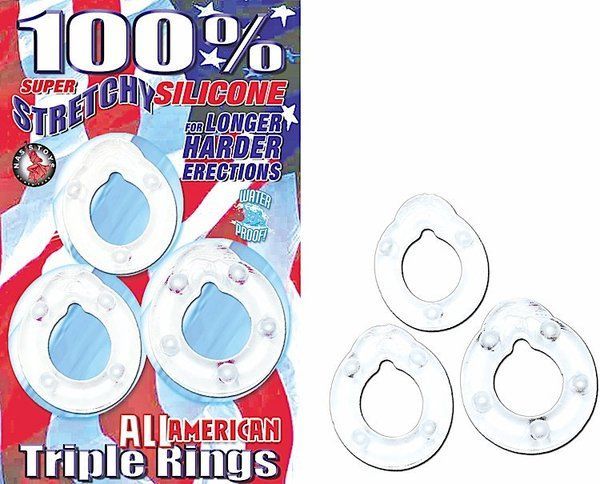 ALL AMERICAN TRIPLE RINGS CLEAR - Click Image to Close