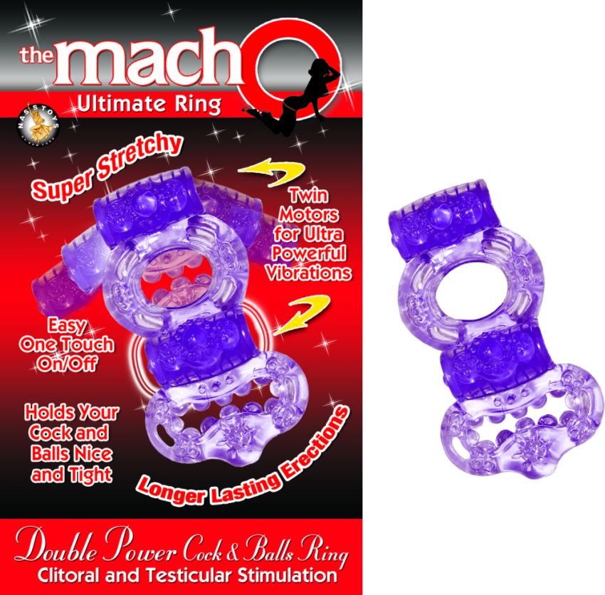 DOUBLE POWER COCK & BALLS RING
