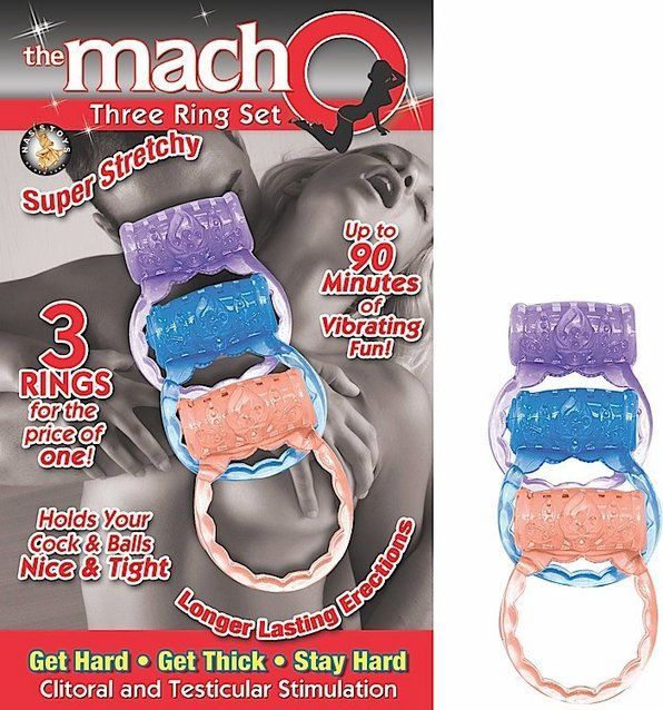 MACHO COLLECTION THREE RING SET - Click Image to Close