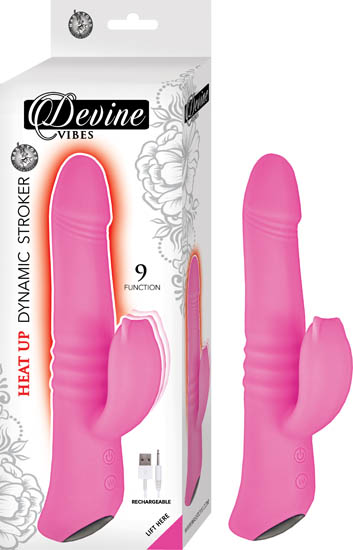 DEVINE VIBES HEAT-UP DYNAMIC STROKER PINK - Click Image to Close