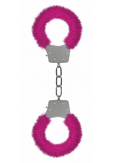 PLEASURE HANDCUFFS FURRY PINK - Click Image to Close