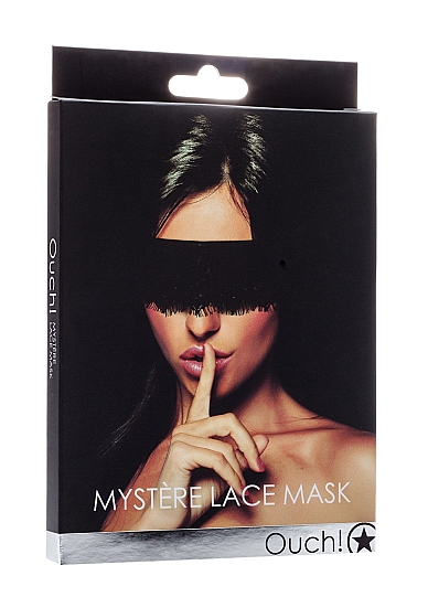 MYSTERE LACE MASK BLACK - Click Image to Close