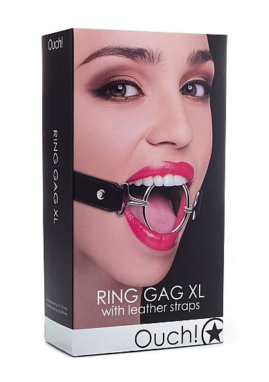 RING GAG XL BLACK - Click Image to Close