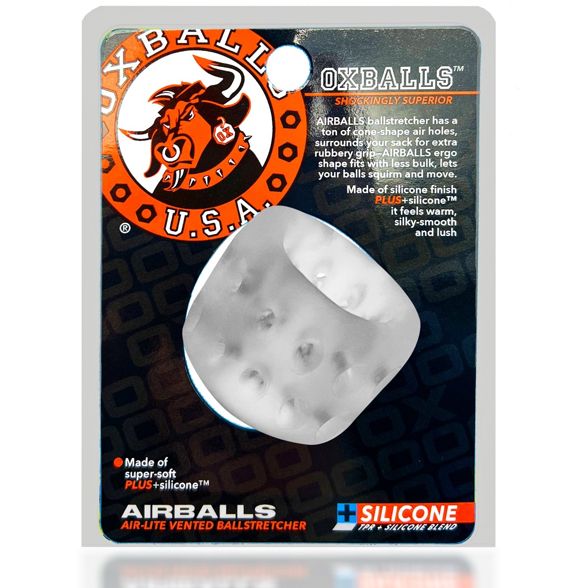 AIRBALLS BALLSTRETCHER CLEAR ICE (NET) - Click Image to Close
