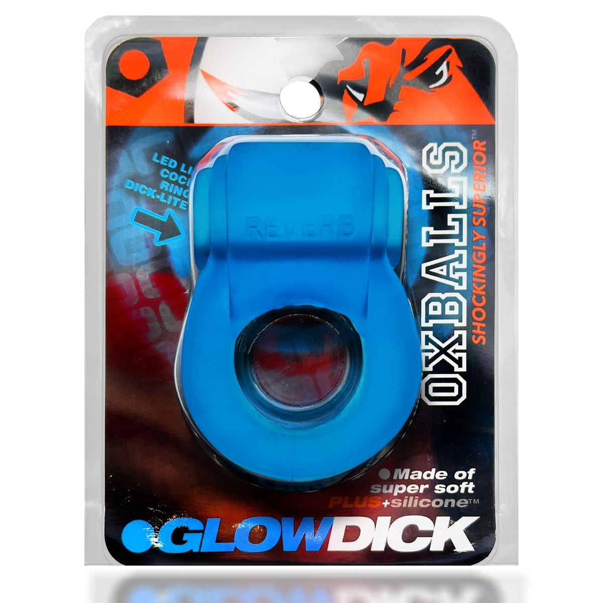 GLOWDICK C-RING BLUE ICE (NET)