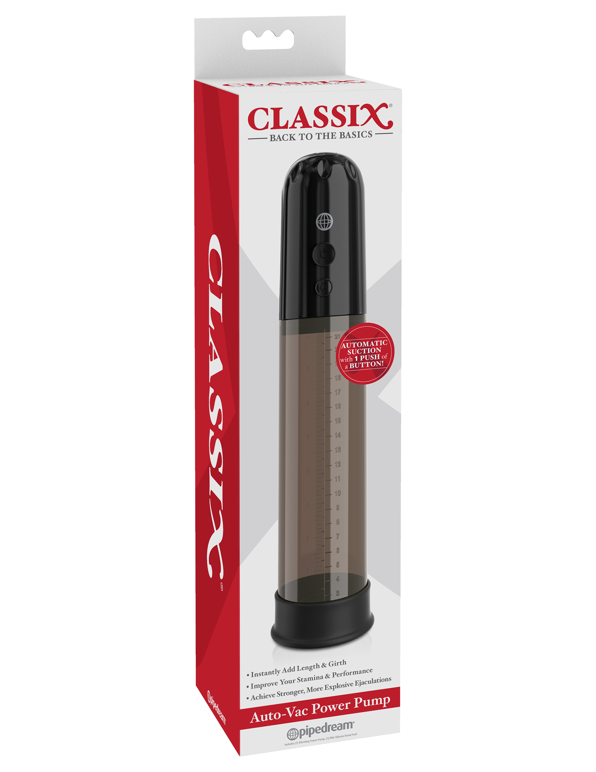 CLASSIX AUTO VAC POWER PUMP BLACK - Click Image to Close