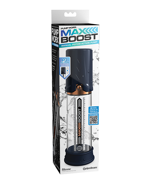 PUMP WORX MAX BOOST BLUE/ CLEAR - Click Image to Close