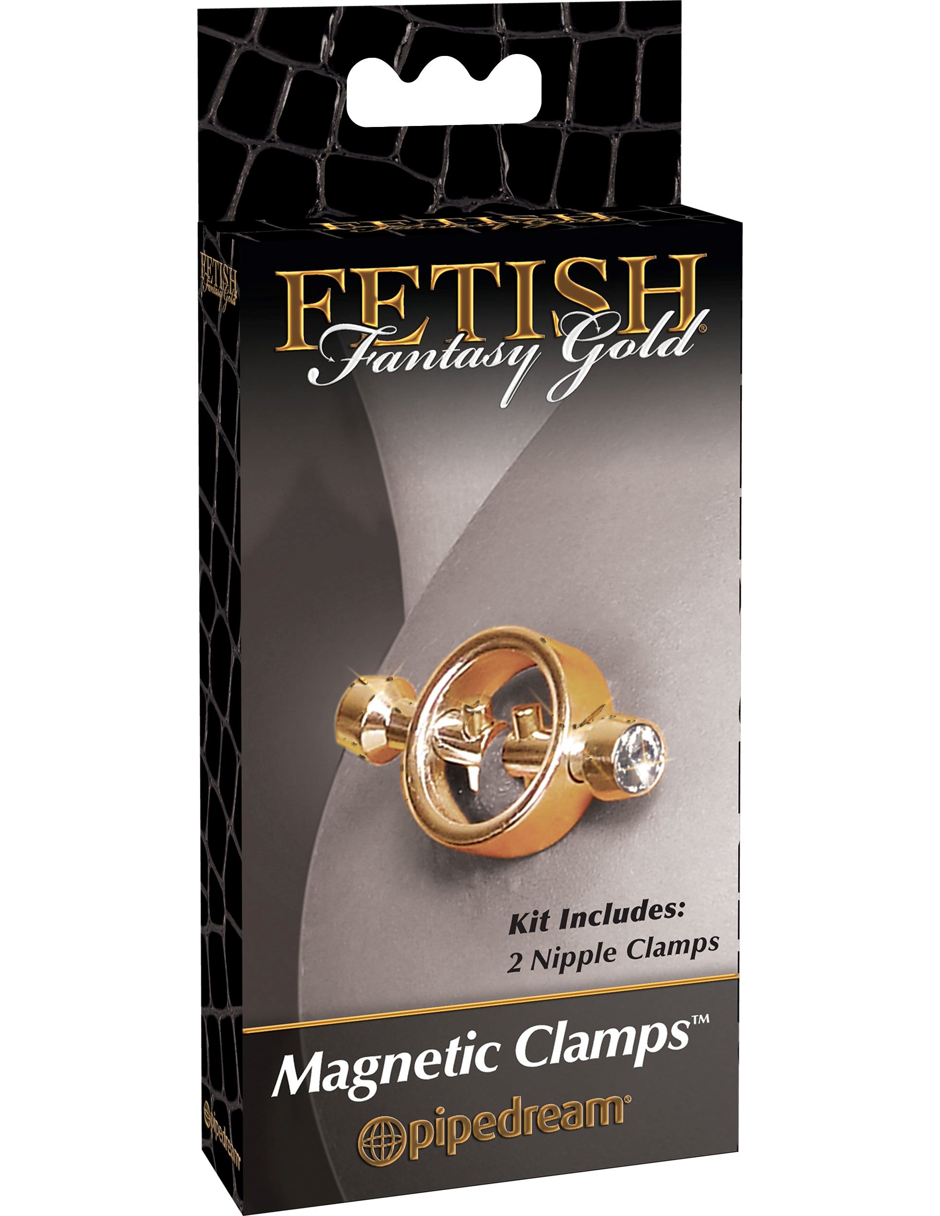 FETISH FANTASY GOLD MAGNETIC CLAMPS
