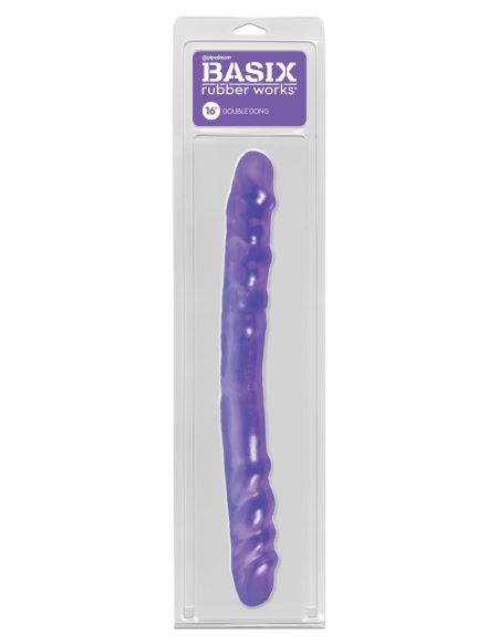 BASIX RUBBER WORKS 16IN DOUBLE DONG PURPLE