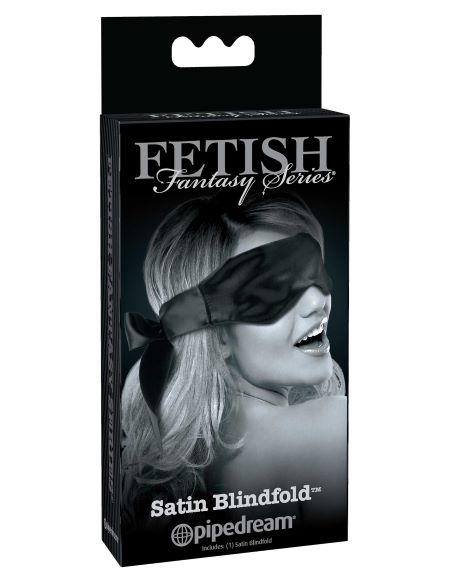 FETISH FANTASY LIMITED EDITION SATIN BLINDFOLD BLACK - Click Image to Close