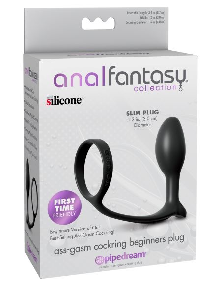 ANAL FANTASY ASS GASM COCK RING BEGINNERS PLUG - Click Image to Close