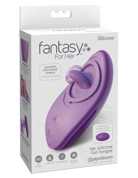 FANTASY FOR HER HER SILICONE FUN TONGUE - Click Image to Close