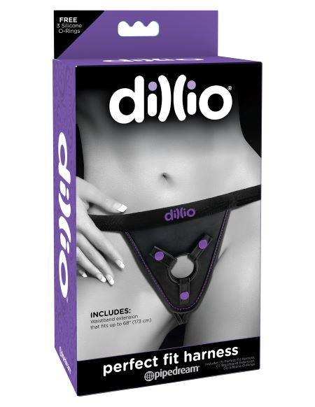 DILLIO PERFECT FIT HARNESS PURPLE - Click Image to Close