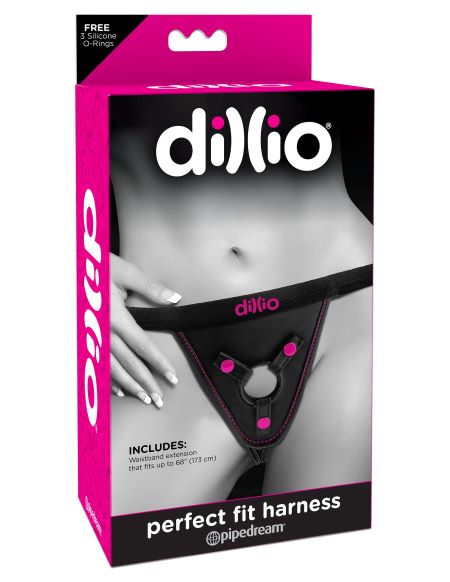 DILLIO PERFECT FIT HARNESS PINK - Click Image to Close