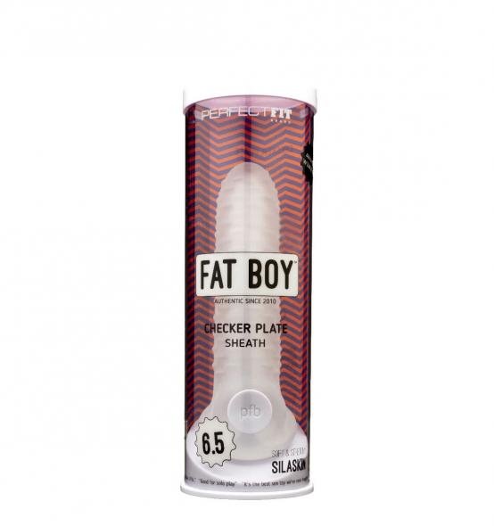 PERFECT FIT FAT BOY CHECKER BOX SHEATH 6.5IN CLEAR - Click Image to Close