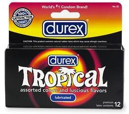 DUREX TROPICAL 12 PACK - Click Image to Close