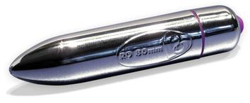 BULLET 80MM CHROME - Click Image to Close