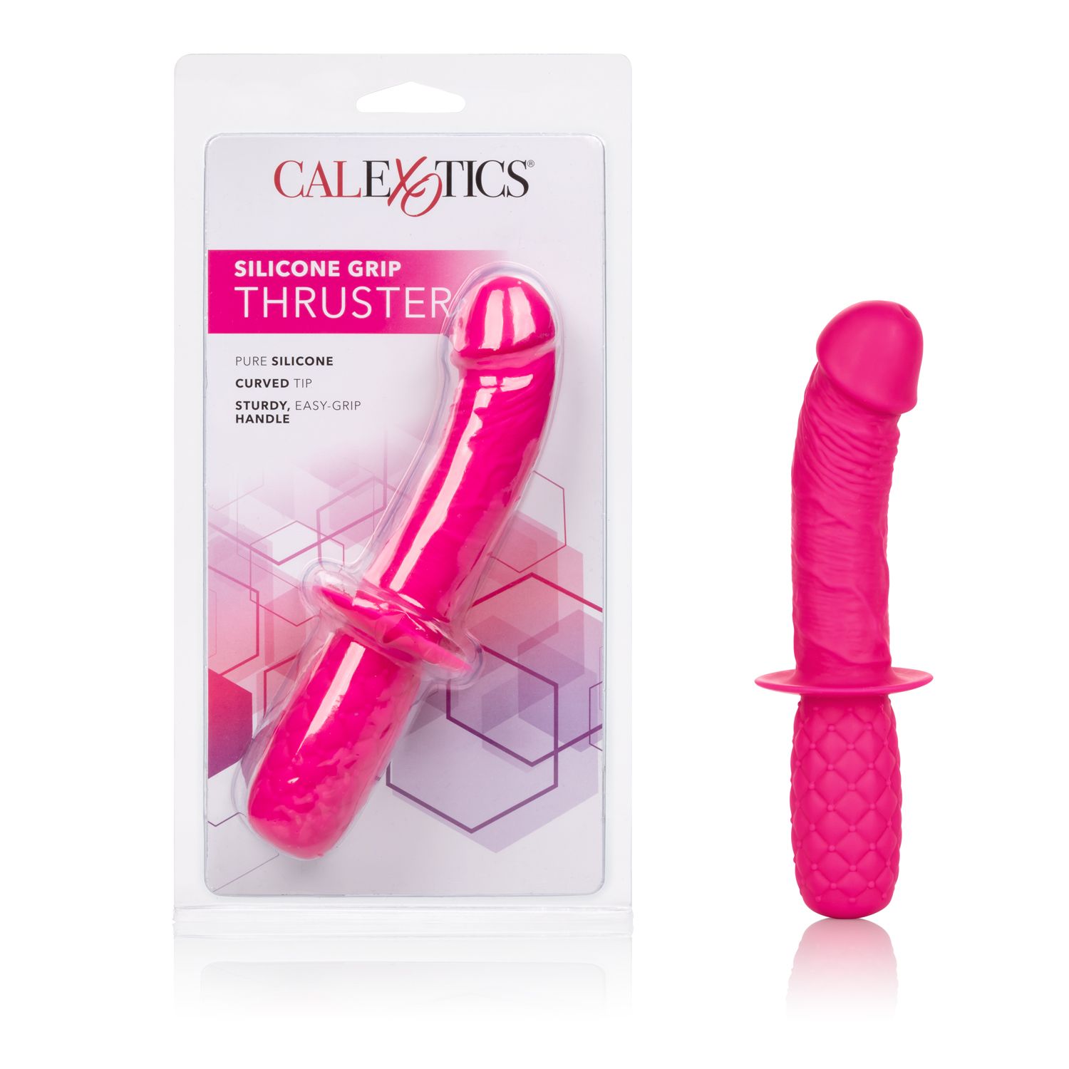 SILICONE GRIP THRUSTER PINK - Click Image to Close