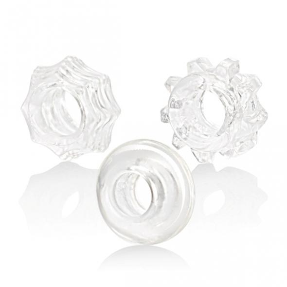 REVERSIBLE RING SET CLEAR