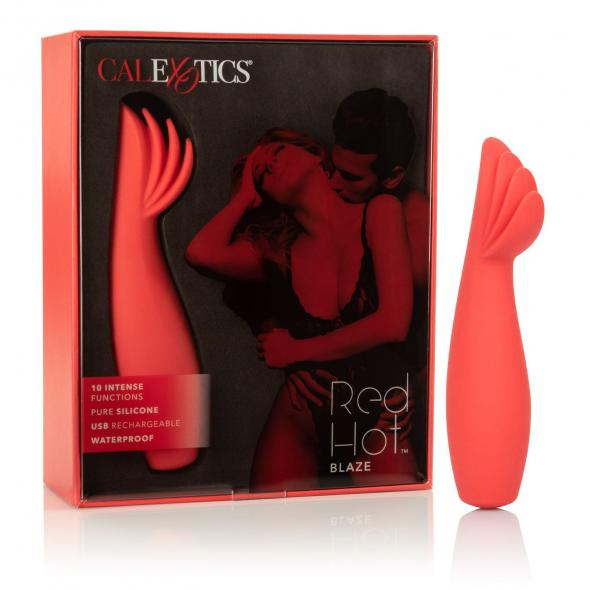 (WD) RED HOT BLAZE CLITORAL FLICKERING MASSAGER - Click Image to Close