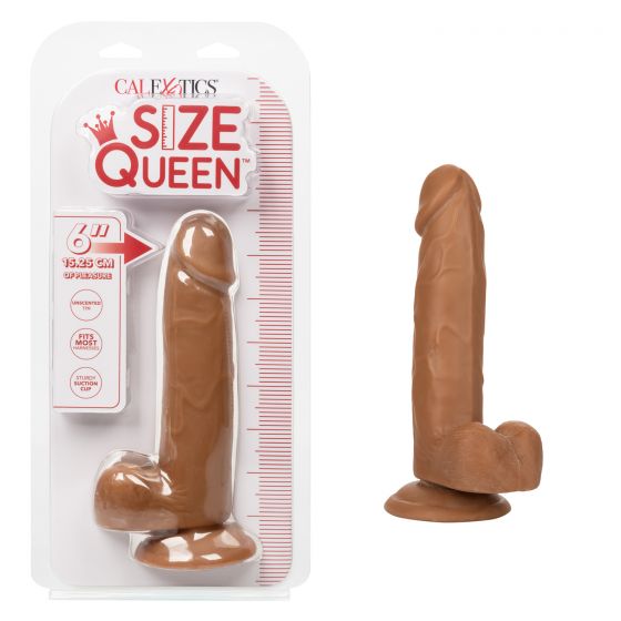 SIZE QUEEN 6IN BROWN - Click Image to Close
