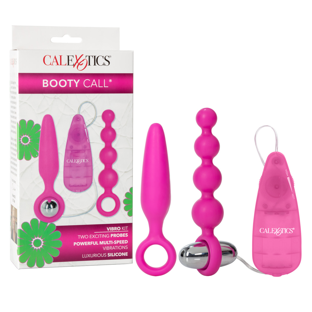 BOOTY CALL BOOTY VIBRO KIT PINK