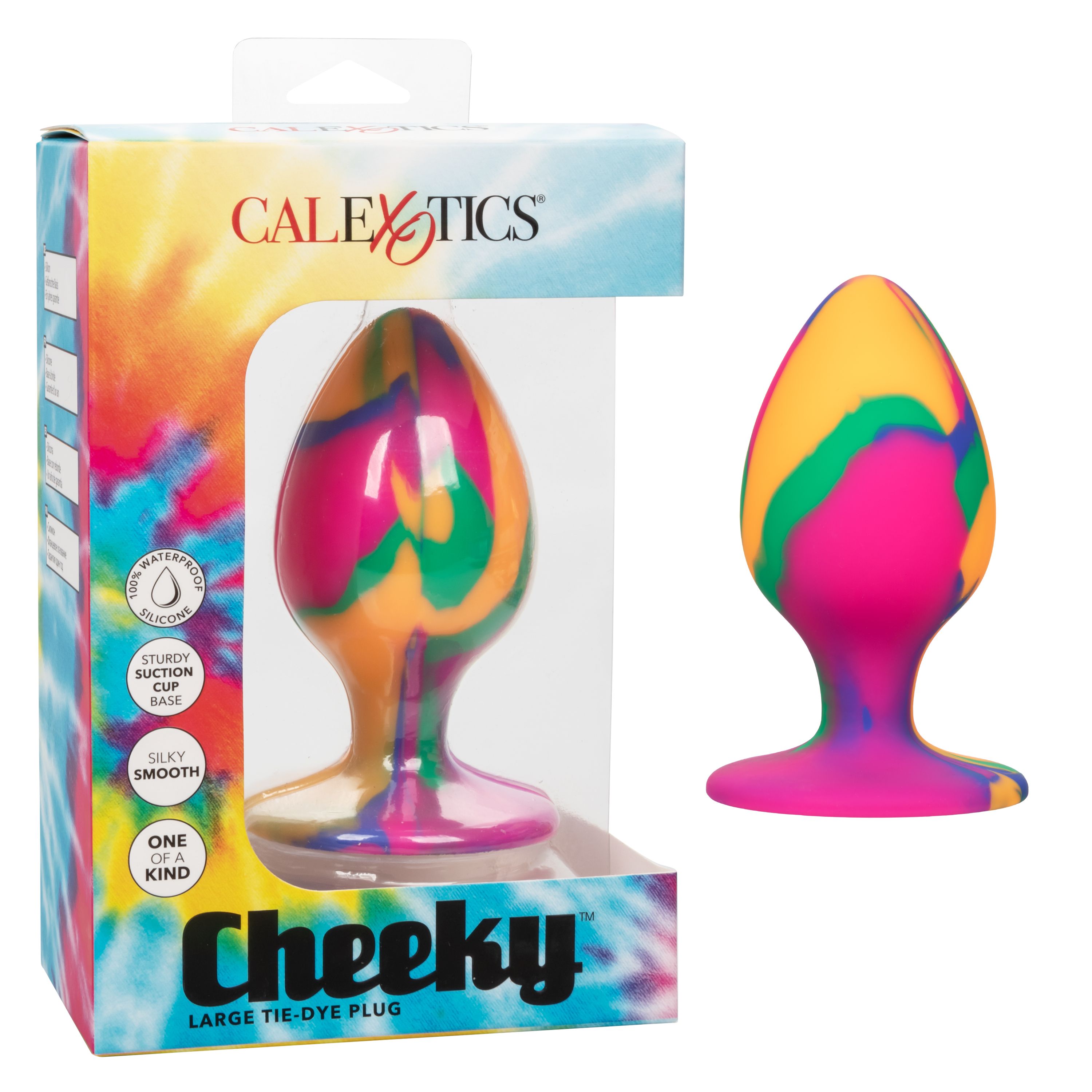 CHEEKY LARGE TIE DYE PLUG - Click Image to Close