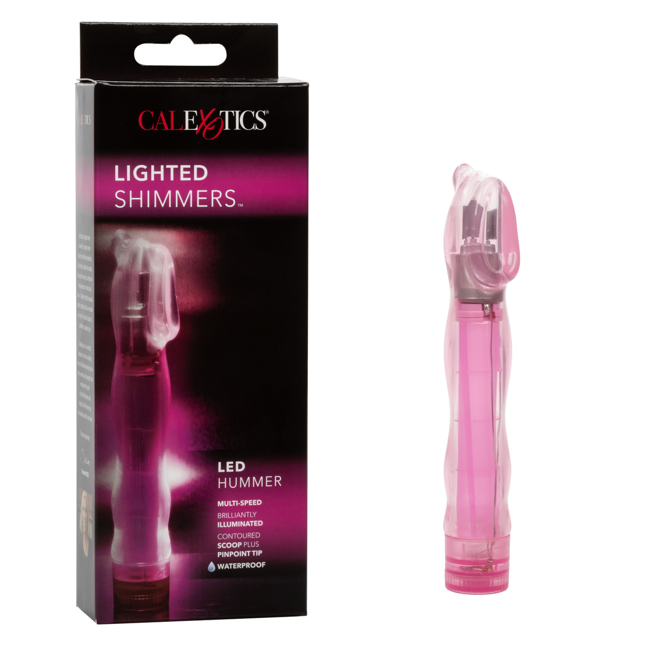 LIGHTED SHIMMERS LED HUMMER PINK - Click Image to Close