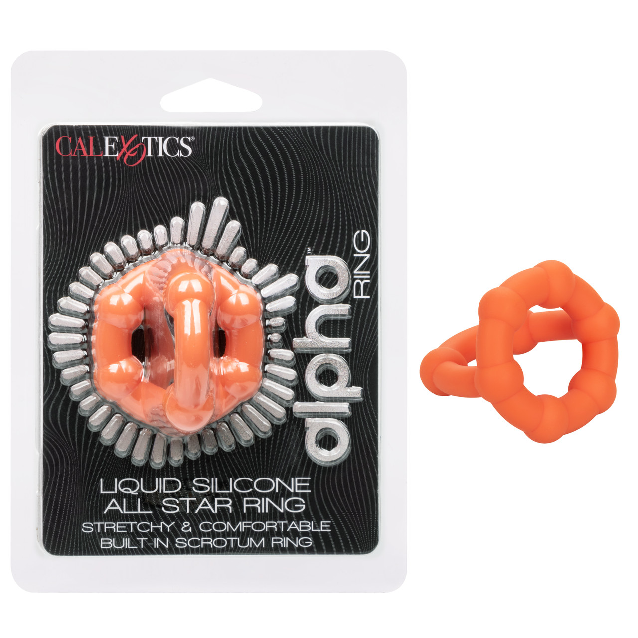 ALPHA LIQUID SILICONE ALL STAR RING - Click Image to Close