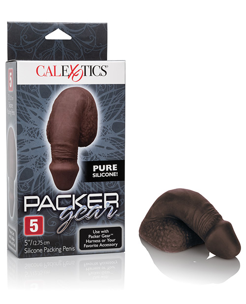 PACKER GEAR 5IN SILICONE PENIS BLACK