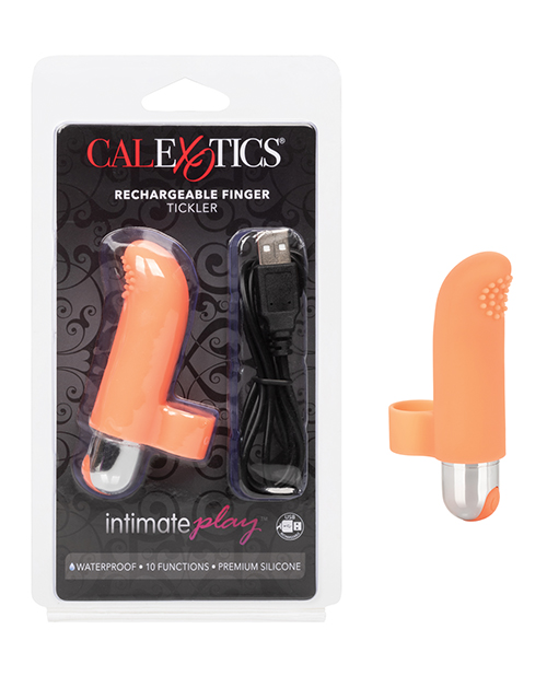 INTIMATE PLAY RECHARGEABLE FINGER TICKLER - Click Image to Close