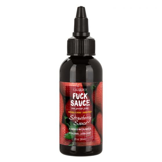 FUCK SAUCE FLAVORED WATER BASED STRAWBERRY 2 OZ - Click Image to Close