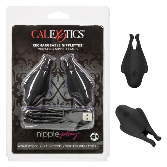 NIPPLE PLAY RECHARGEABLE NIPPLETTES BLACK - Click Image to Close