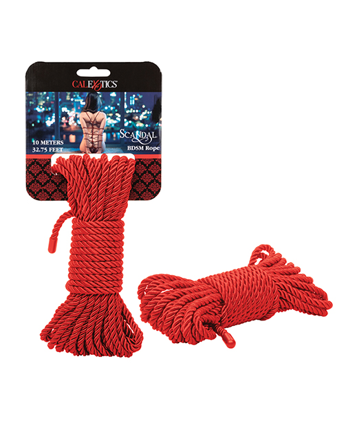 SCANDAL BDSM ROPE 10M RED - Click Image to Close