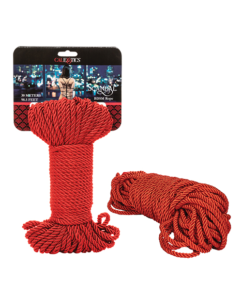 SCANDAL BDSM ROPE 30M RED - Click Image to Close
