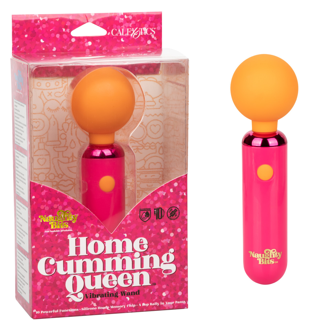 NAUGHTY BITS HOME CUMMING QUEEN VIBRATING WAND - Click Image to Close