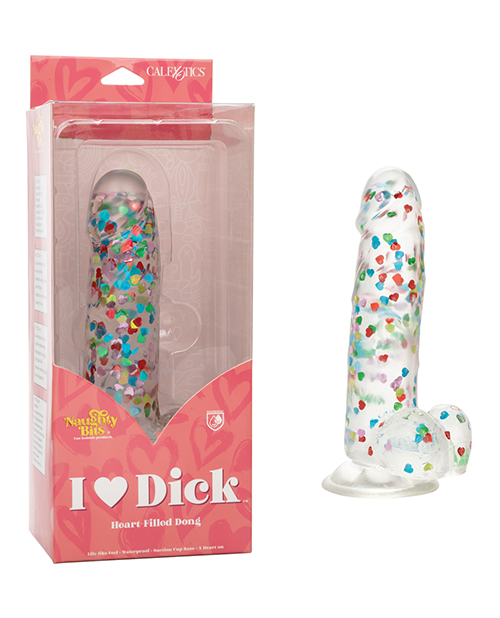 NAUGHTY BITS I LOVE DICK HEART FILLED DONG - Click Image to Close