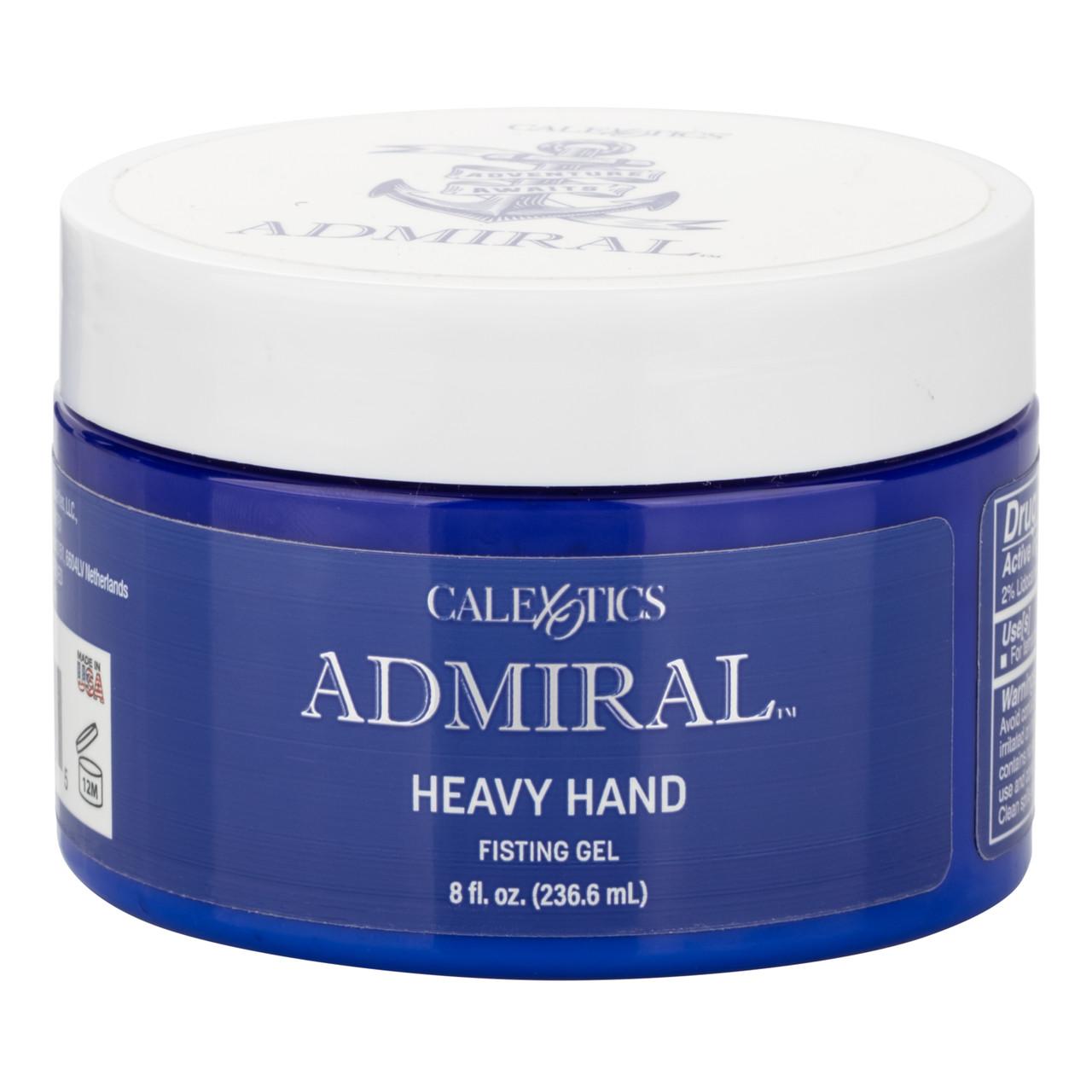 ADMIRAL HEAVY HAND FISTING GEL 8OZ JAR - Click Image to Close