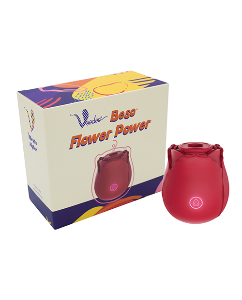 VOODOO BESO FLOWER POWER RED - Click Image to Close