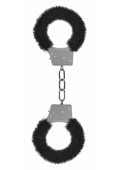 BEGINNER'S HANDCUFFS FURRY BLACK - Click Image to Close