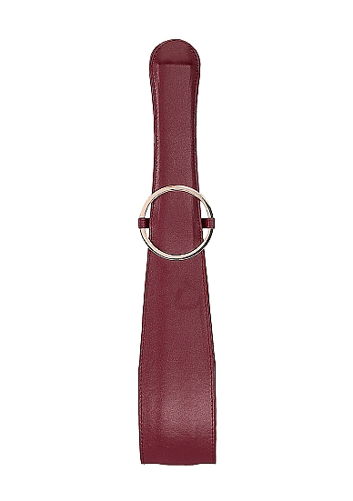 OUCH HALO BELT FLOGGER BURGUNDY - Click Image to Close