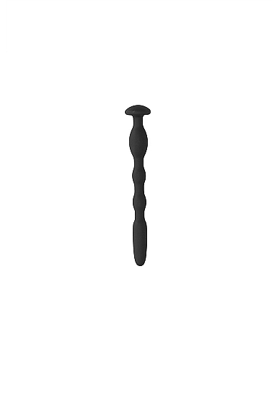 OUCH! SILICONE PENIS PLUG W/ RIBBING 0.4IN/ 11MM - Click Image to Close