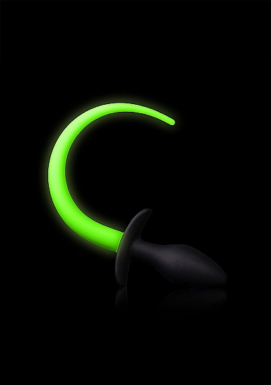 GLOW PUPPY TAIL PLUG GLOW IN THE DARK - Click Image to Close
