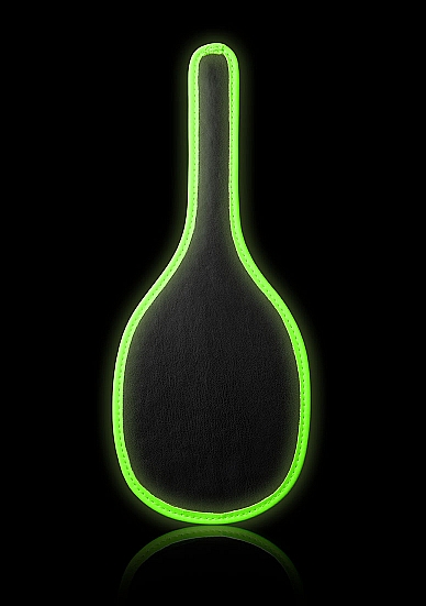 GLOW ROUND PADDLE GLOW IN THE DARK - Click Image to Close