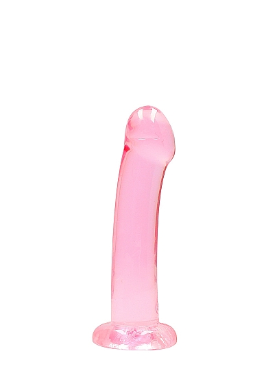 REALROCK NON REALISTIC DILDO W SUCTION CUP 6.7IN PINK