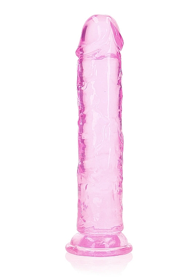 REALROCK STRAIGHT REALISTIC 8 IN DILDO PINK - Click Image to Close