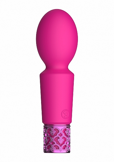 ROYAL GEMS BRILLIANT PINK RECHARGEABLE SILICONE BULLET - Click Image to Close