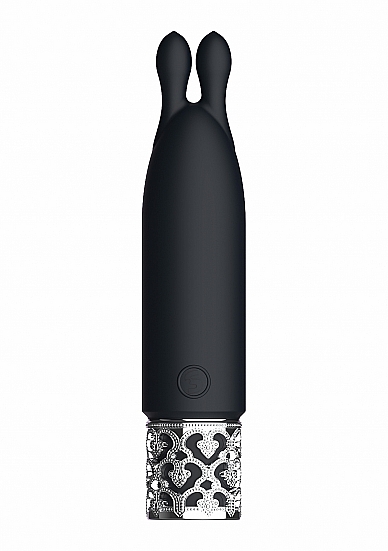 ROYAL GEMS TWINKLE SILICONE BULLET RECHARGEABLE BLACK